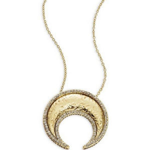 House of Harlow Half Moon Necklace
